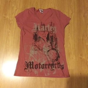 Harley Davidson graphic t shirt, Canada, large